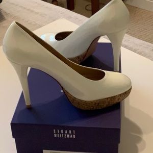 Stuart Weitzman White Patent heels